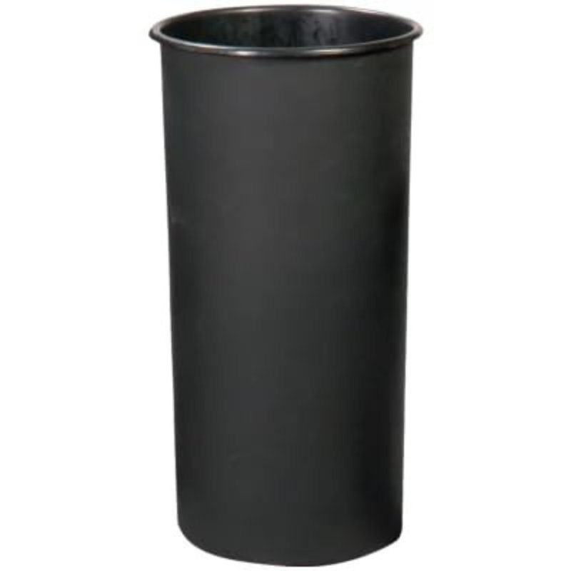 Doublure rigide en plastique 40 gallons 10 litres Sturdy Essentials Witt Industries, ronde, 22,75 po de diamètre x 28 po de hauteur, noire