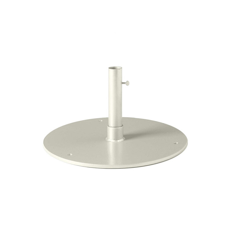 Aluminum Free Standing Umbrella Base, Parchment