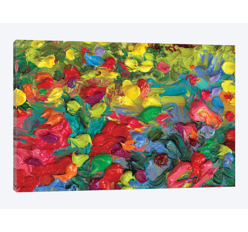 « rm 084 » par iris scott abstracts, impression sur toile, H 12 po x l 18 po x P 1,5 po, Toile tendue, Pas de tapis