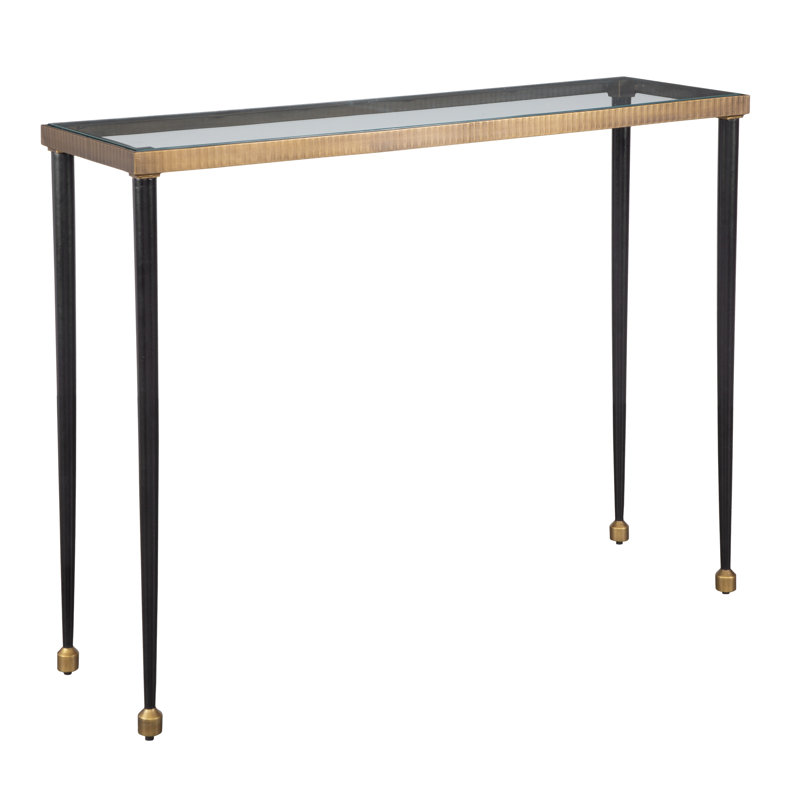 Michaele Antique Gold Console Table