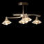 Greenhaw Glass Semi Flush Mount-11283779