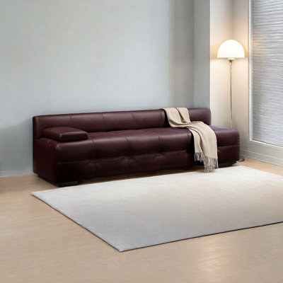 Elegant Sleek Chaise Lounge faux leather