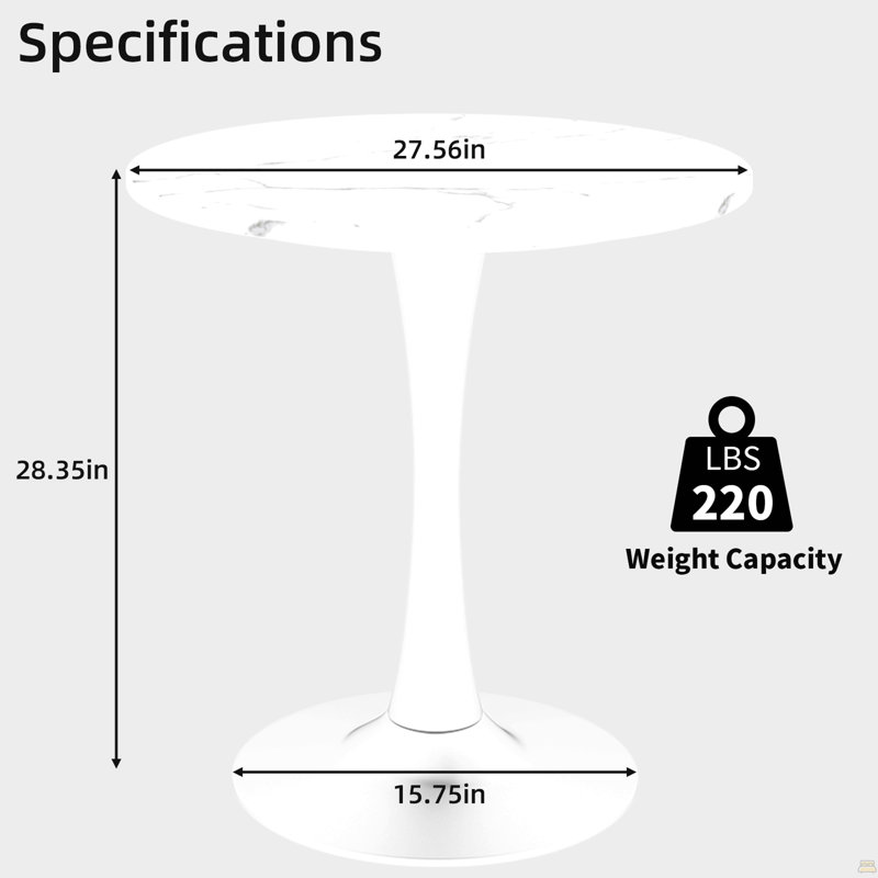 27.6-Inch Coffee Table, Dining Table