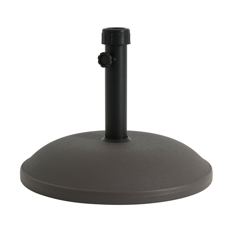 Base de parasol ronde Ander pour l'extérieur 68 livres - brun