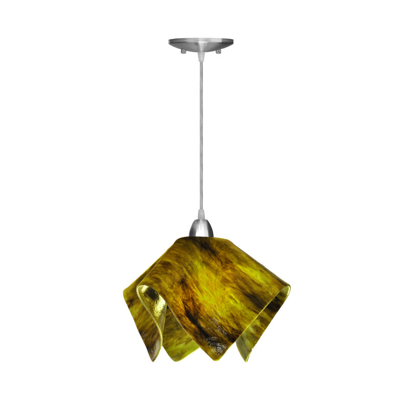 Amergin 1 - Light Unique/Statement Pendant, Large, Nickel, Treebark