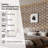 4-Pack 3D Hexagon Acoustic Wall Panels , Real Walnut Wood Veneer-120641160