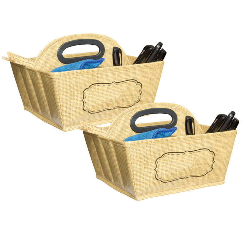 Burlap Design Storage Caddy