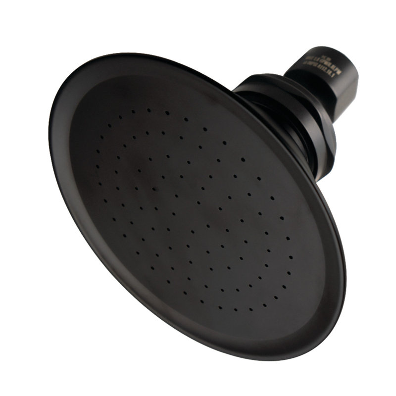 Pomme de douche ronde 4/4 po Kingston, Noir