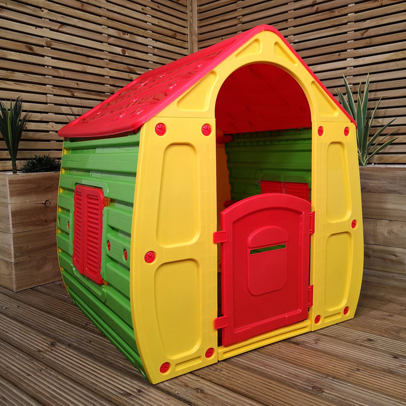 Samuel Alexander 90cm W x 102cm D Plastic Playhouse with Kitchen