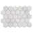 Carrara White-Honed-2 Inch Hexagon