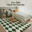 Tapis à poils longs Modern Green / White-1966073828-1965875306