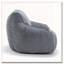 Grand fauteuil à billes en velours côtelé avec accoudoirs Comfy-323832367