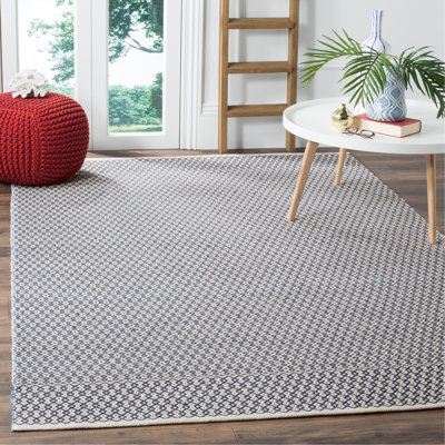 Bester Hand Woven Cotton Geometric Rug