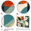 «Midcentury Graphic Composition In Retro Colors», reproduction sur toile-98205727-98205728