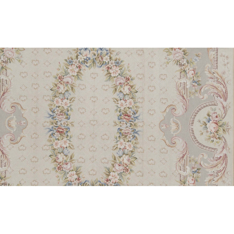 Hand-Knotted High-Quality Beige and Taupe Area Rug