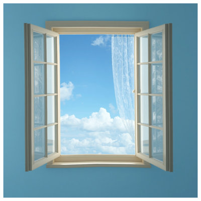 Open Window View Comforter
