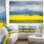 «Farm House in Field of Canola», reproduction de photo sur toile-1935824619
