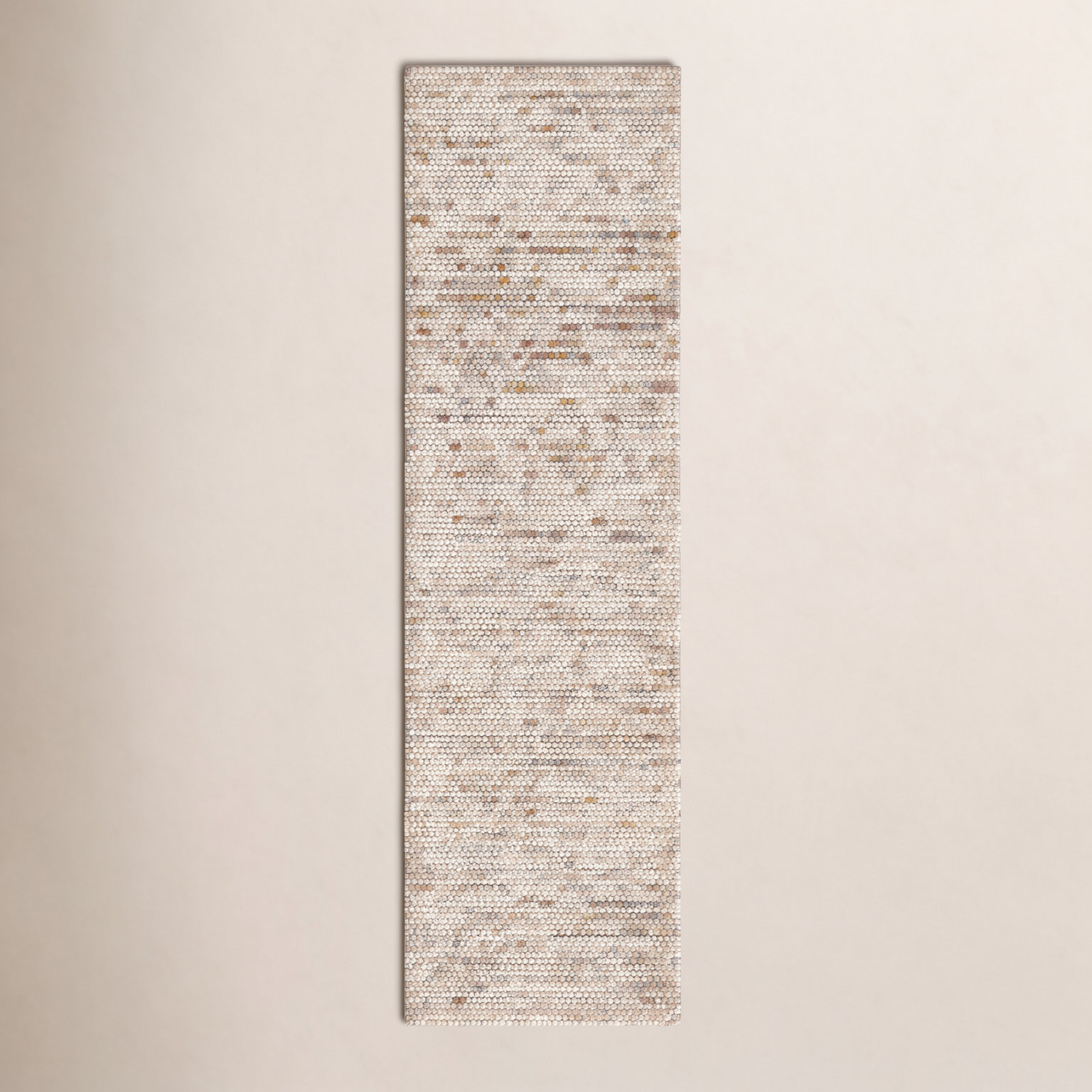 Elle Ivory Multi Hand-Woven Flatweave Rug, Runner 2'3" x 10'