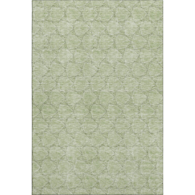 Premium Machine Washable Prisco Aloe Rug