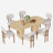 Oval Double Pedestal Kitchen Table Sets-285534582-285534580-291553871
