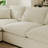 Upholstered 6 Seater Cloud Sofa Sectional Sofa Couch U-shaped Modular Sofa for Living Room Office Apartment, Free Combination-1783851964