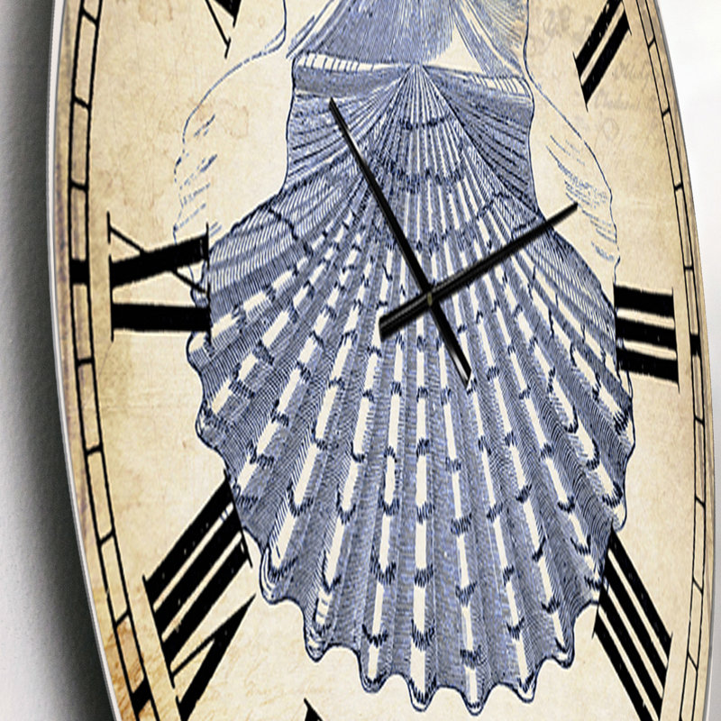 Blue Sea 3 - Oversized Nautical & Coastal Wall Clock, Small
