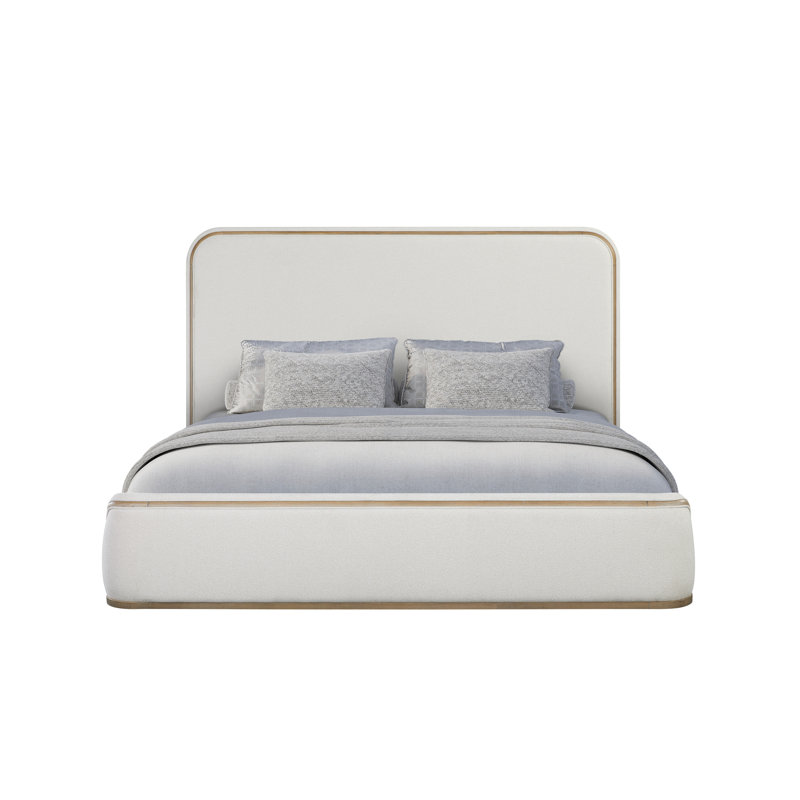 Élégant lit plateforme de style traditionnel, Grand lit