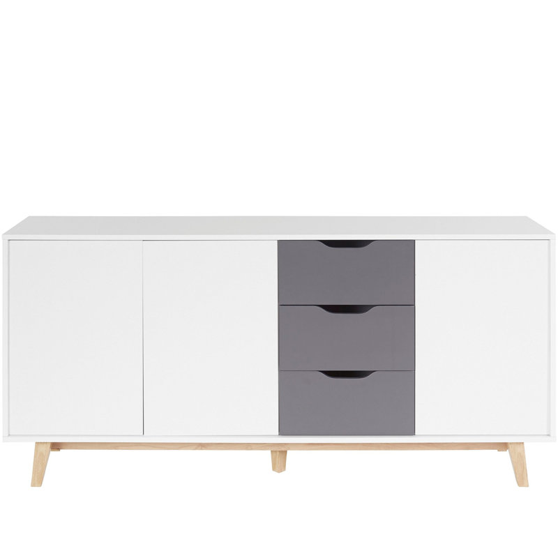 Wagner 173cm Sideboard, Grey/White