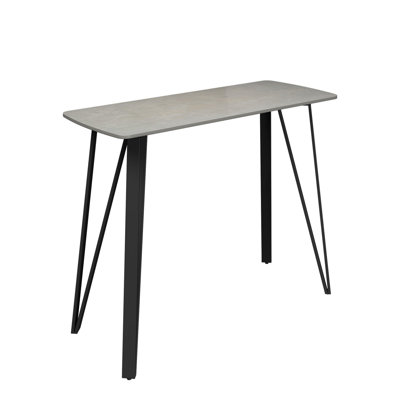 Grey Ceramic Console Table