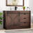 48" Bathroom Vanity With Sink, Faucet, Mirror, Sliding Barn Door, And Drawers-377854939-388699291