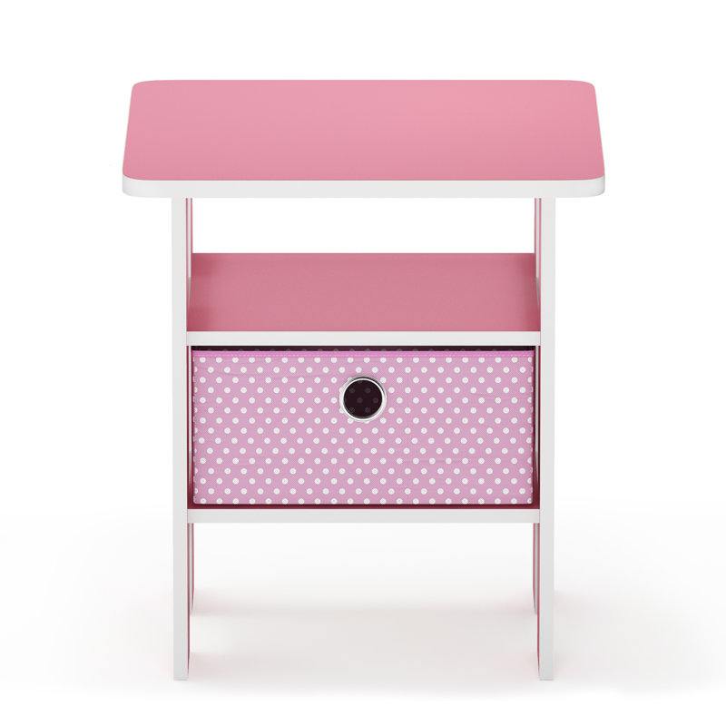 Kenton 15.5'' W Particle Board / Chipboard Nightstand, Pink