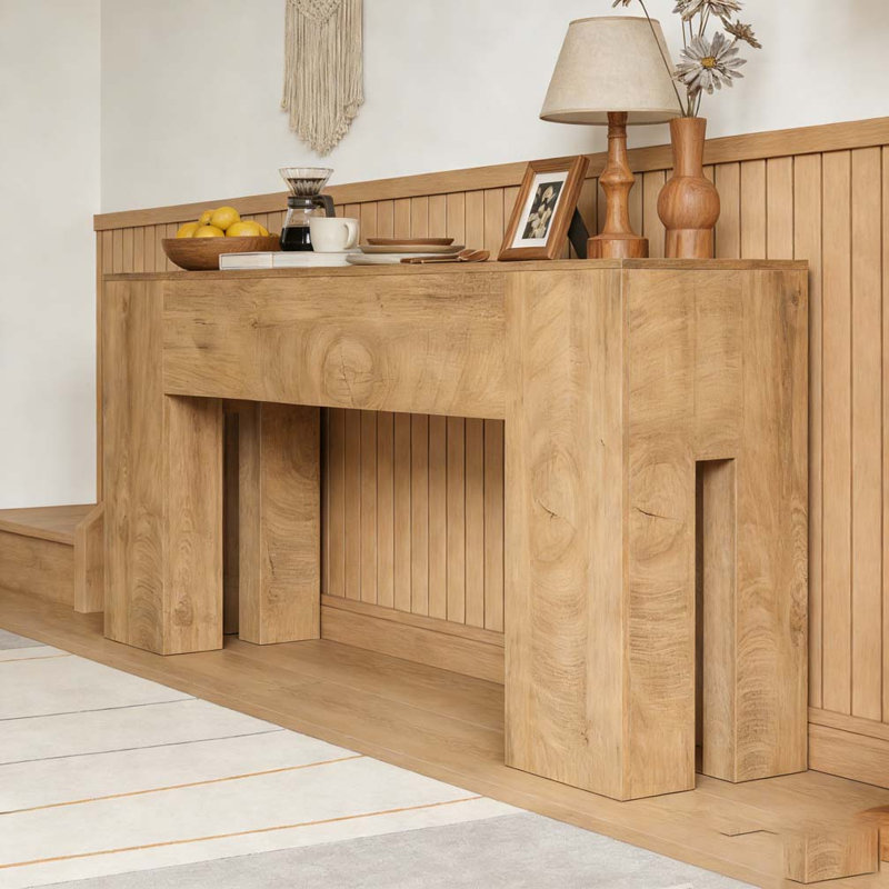 Console Table,Wooden Hallway Table, Wood