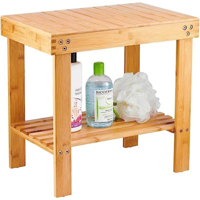 11'' W Bamboo Shower Bench