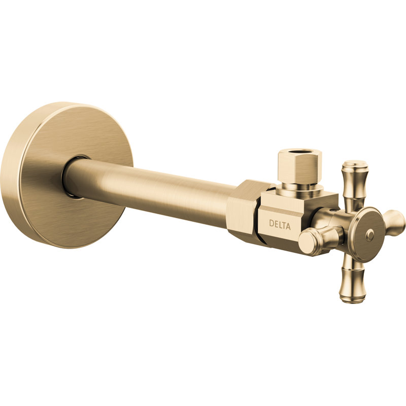 Angled Supply Stop Valve, Champagne Bronze