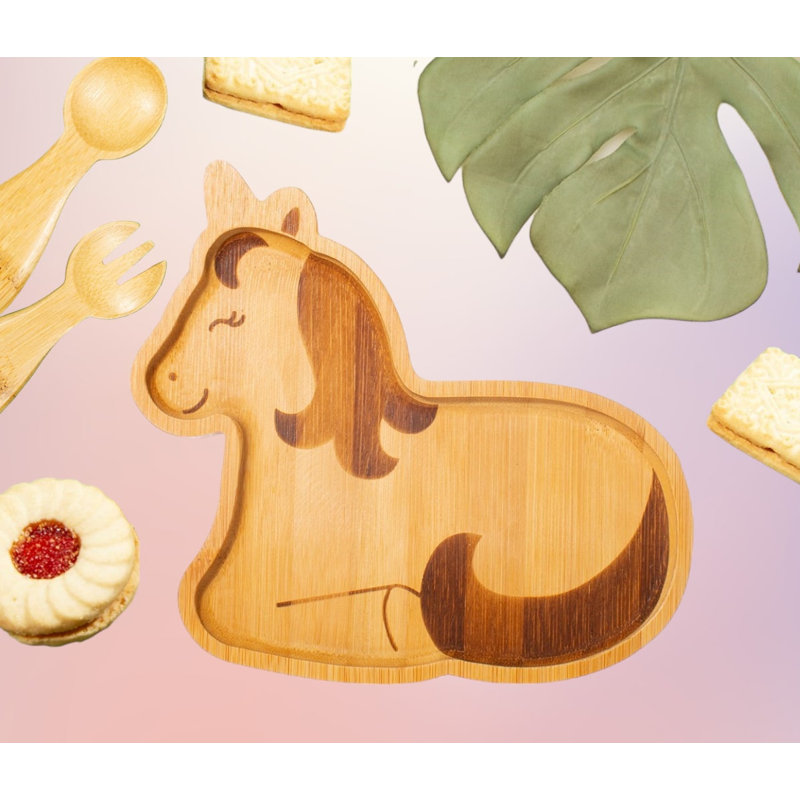 Bozil Wood Decorative Plate 1