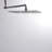 Rain Shower Head With Shower Arm  (12 Inch Square)