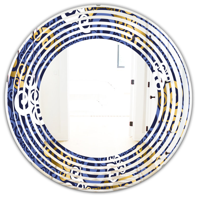 Miroir mural Wave Luxury Waves III, H 31,5 po x l po