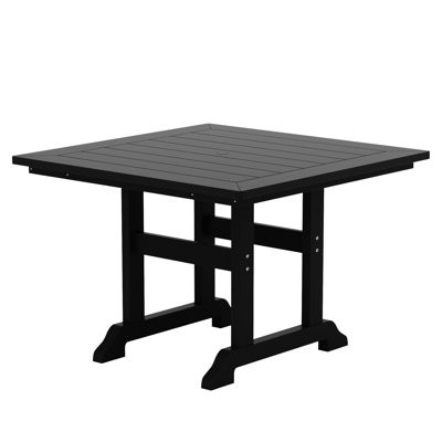 Essie 4-Person Plastic Outdoor Dining Set with Square Table