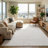 Chaki Duggans Machine Washable Cream / Off White Area Rug-769093933-769093938