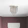 Cheyan 5-Light 11" Crystal Chandelier Ceiling Light Fixture with Flush Mount