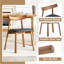 Ensemble de 2 chaises en bois massif