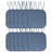 Herringbone Stitch Memory Foam Non-Slip 16" x 16" Chair Cushion Pad with Ties-86741167-102879860