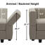 Canapé modulaire rembourré avec rangement en U de 143 po Wylodene-1251803533