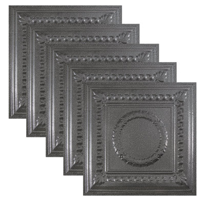 Great Lakes Tin Cleveland Nail-Up Ceiling Tile (Pack Of 5)