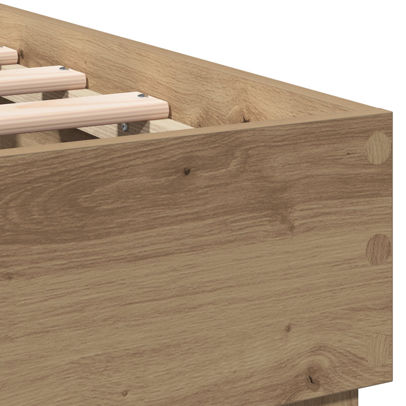 Bed, Artisan Oak