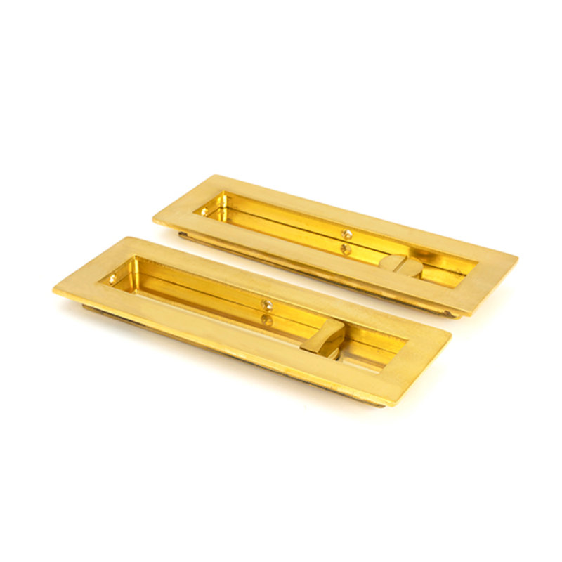 Door accessory, Polished Brass, 17.5cm H x 6cm W x 1.3cm D