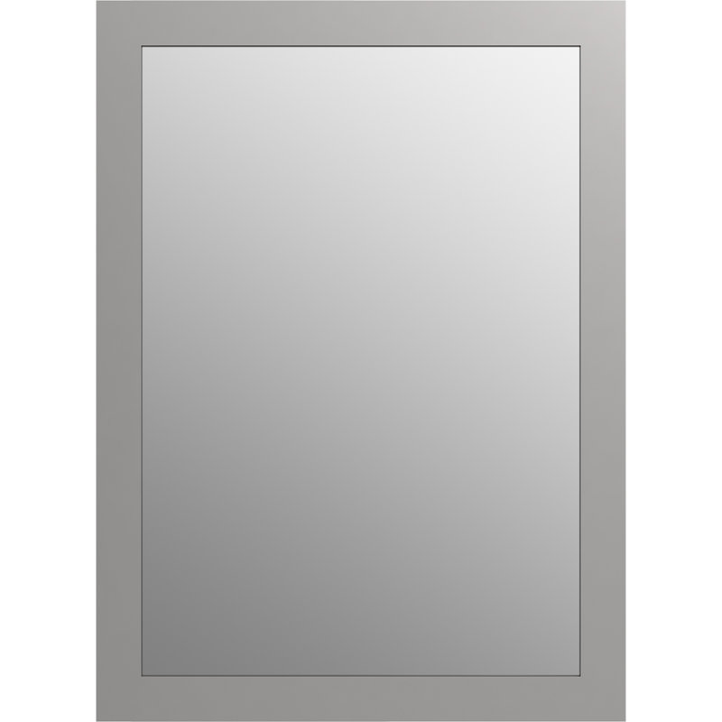 Tresham Modern Bathroom Mirror, Mohair Gray