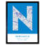 Newcastle England United Kingdom City - Single Picture Frame Typography