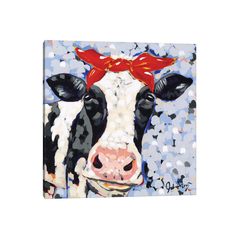 Bessie by Jodi Augustine - Painting on Canvas, 66.04cm H x 66.04cm W x 1.9cm D, Wrapped Canvas