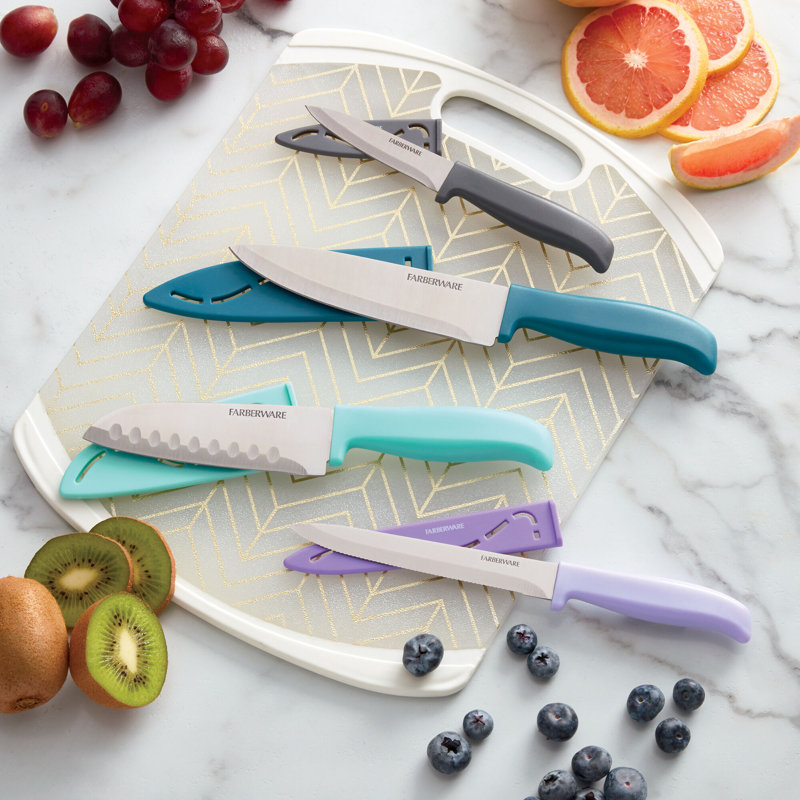 Farberware 4-Piece Chef Knife Set